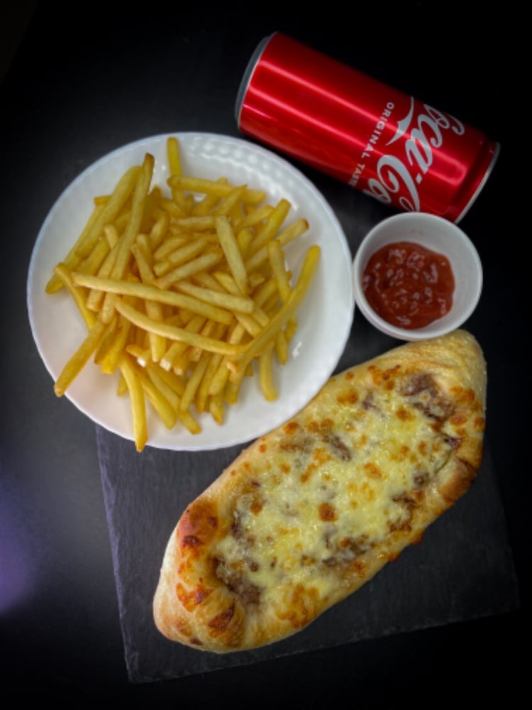 Pizza-dog combo