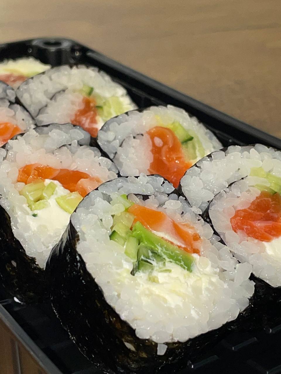 Футомакі з  лососем 