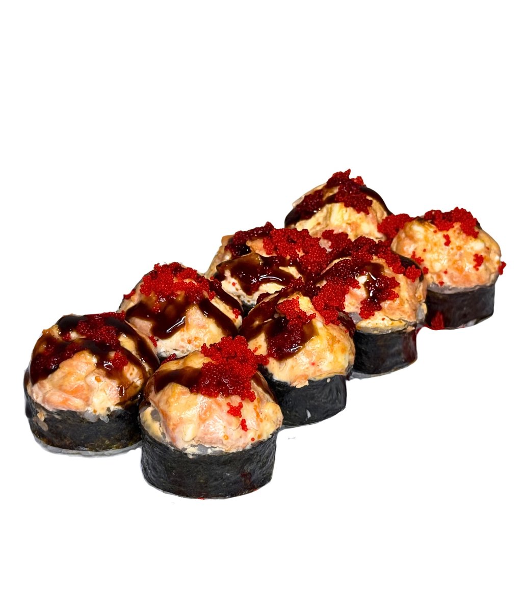 Запечений з лососем