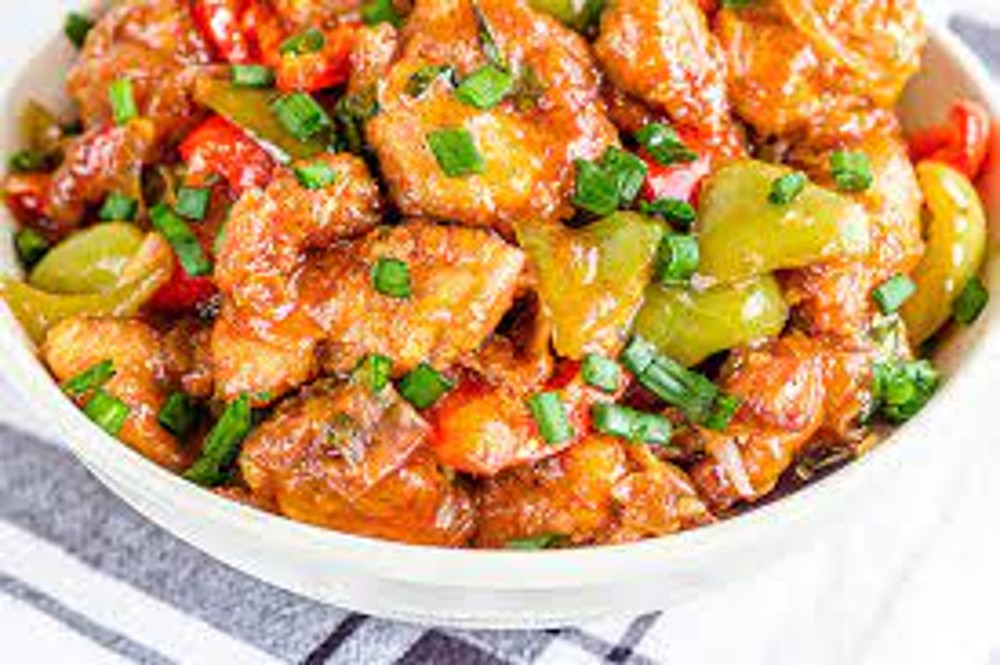 Смачна курка в кисло-солодкому соусі