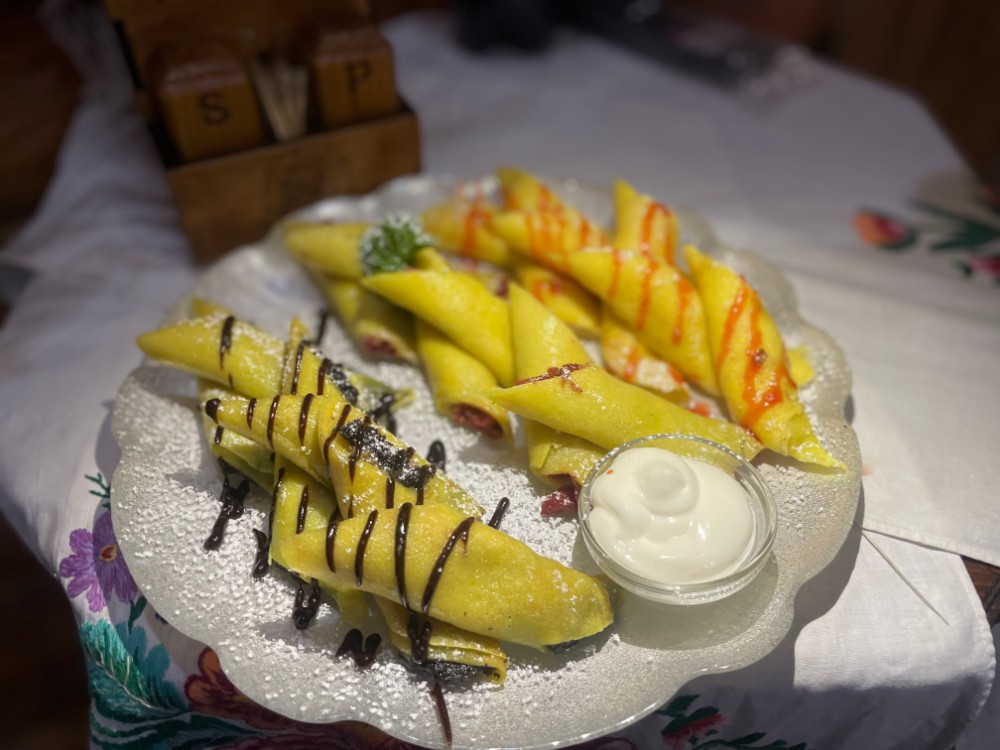 Млинці з вишнею