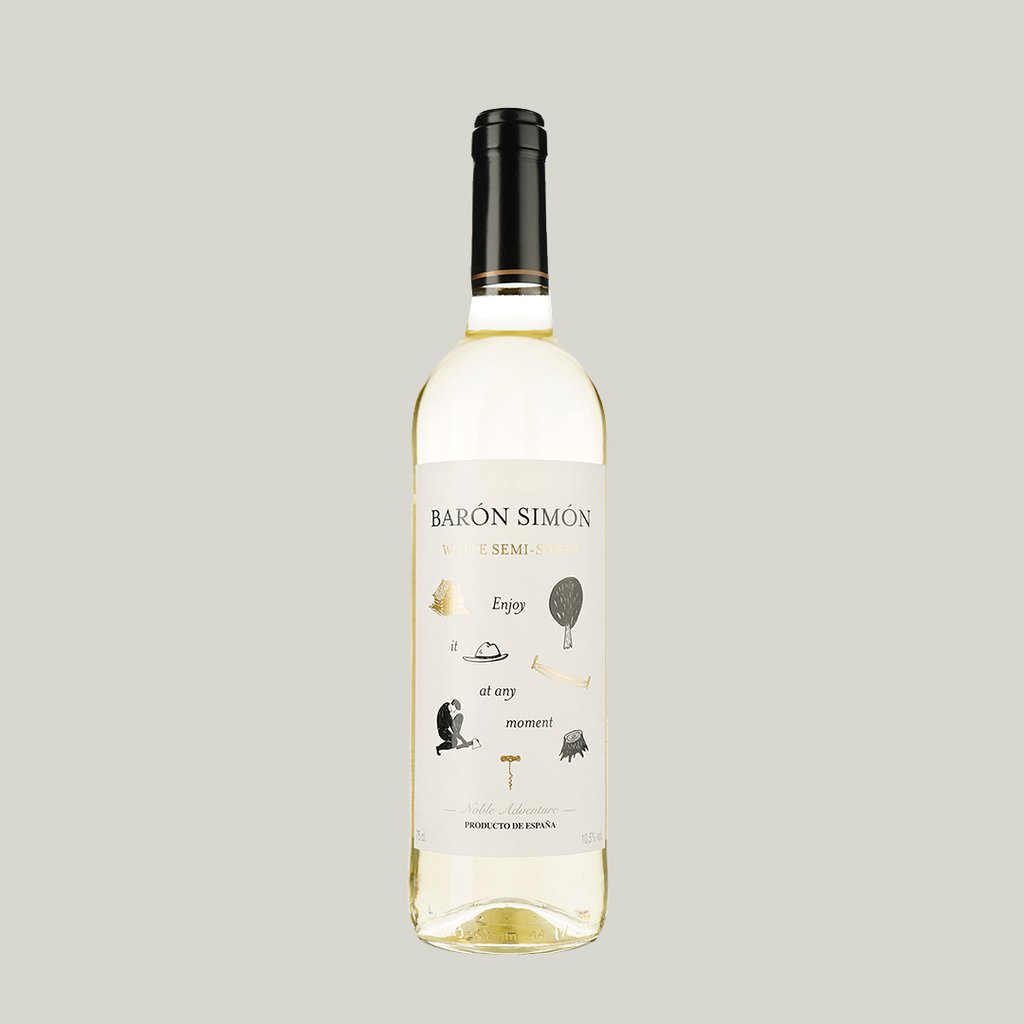 Вино Іспанія біл н/сол Baron Simon White Semi-Sweet 0,75 л