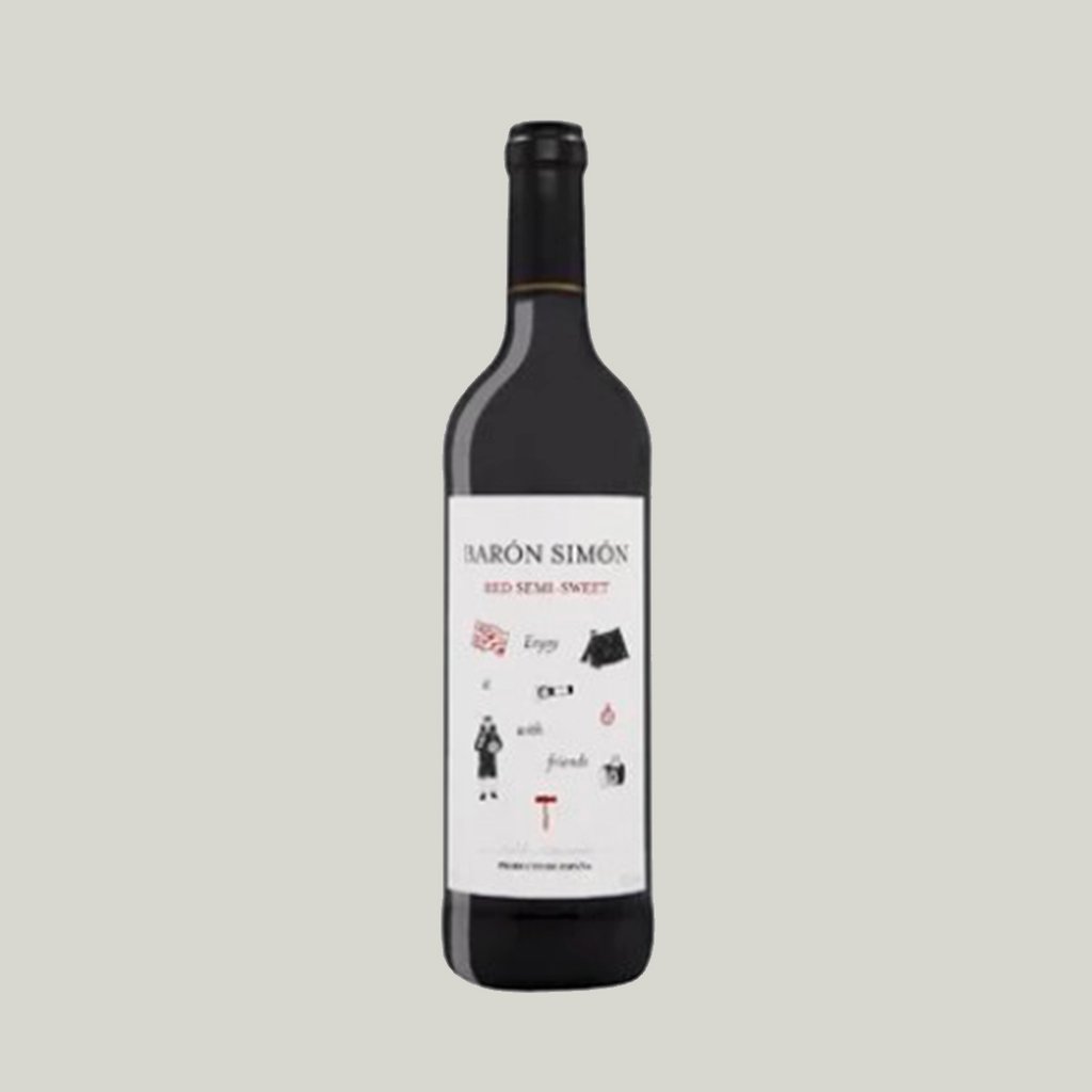 Вино Іспанія черв н/сол Baron Simon Red Semi-Sweet 0,750 л