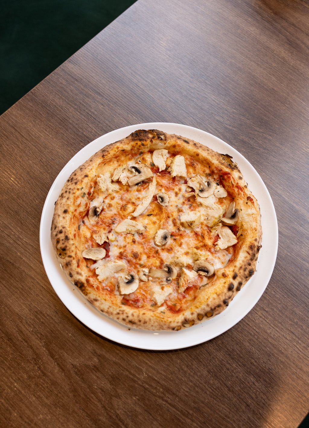 Піца курка гриби