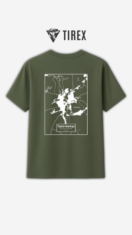 Футболка карта Тростянець