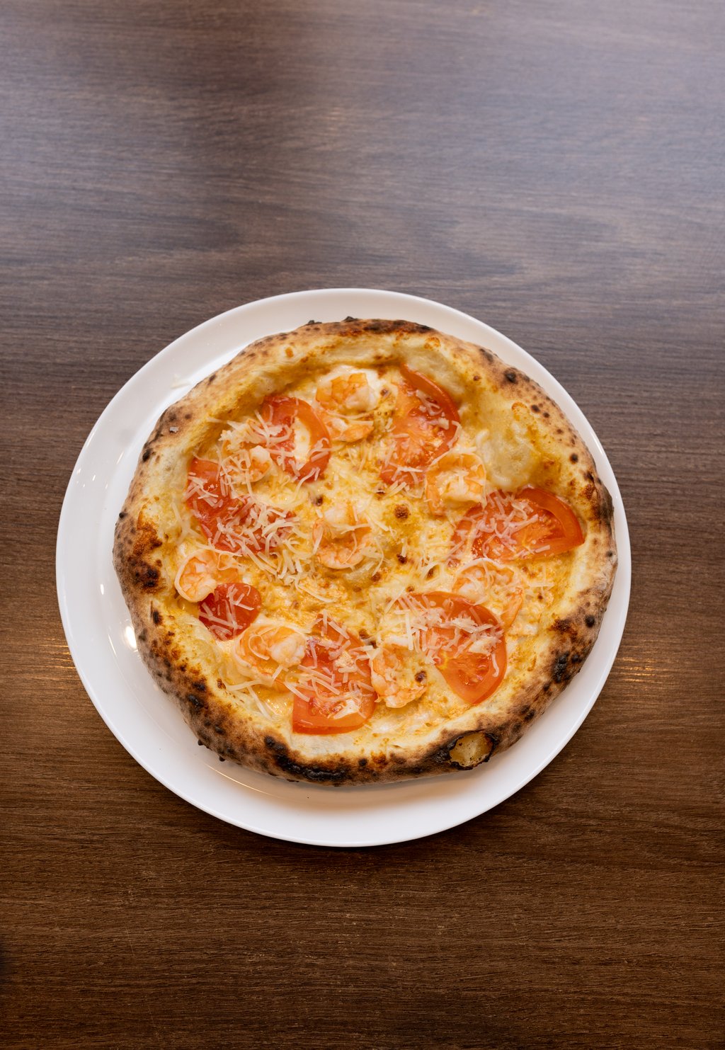 Піца том-ям з креветкою