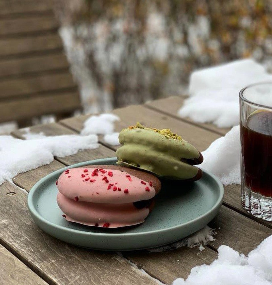 Вупі пай фісташка / малина