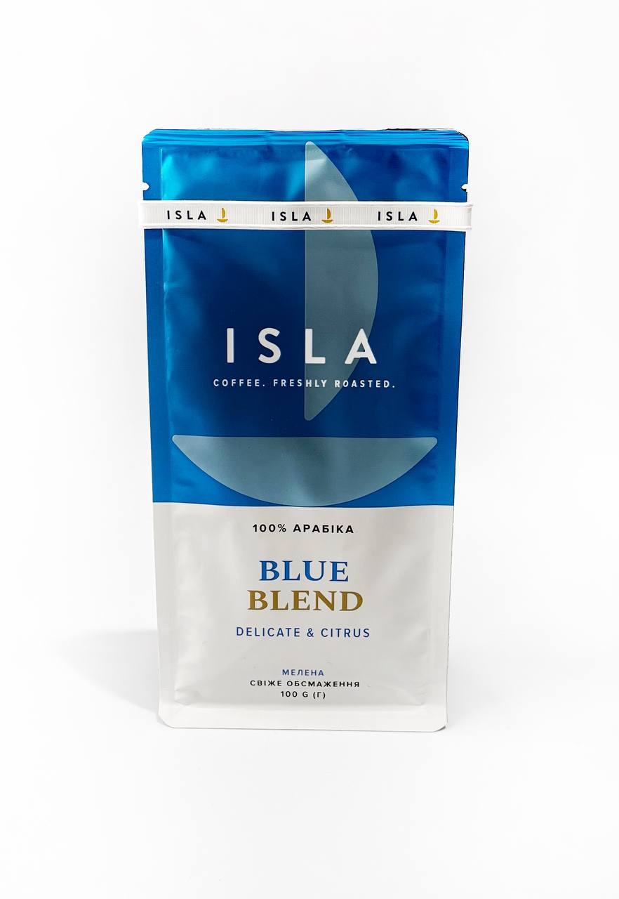 Кава ISLA BLUE BLEND мелена 100гр.