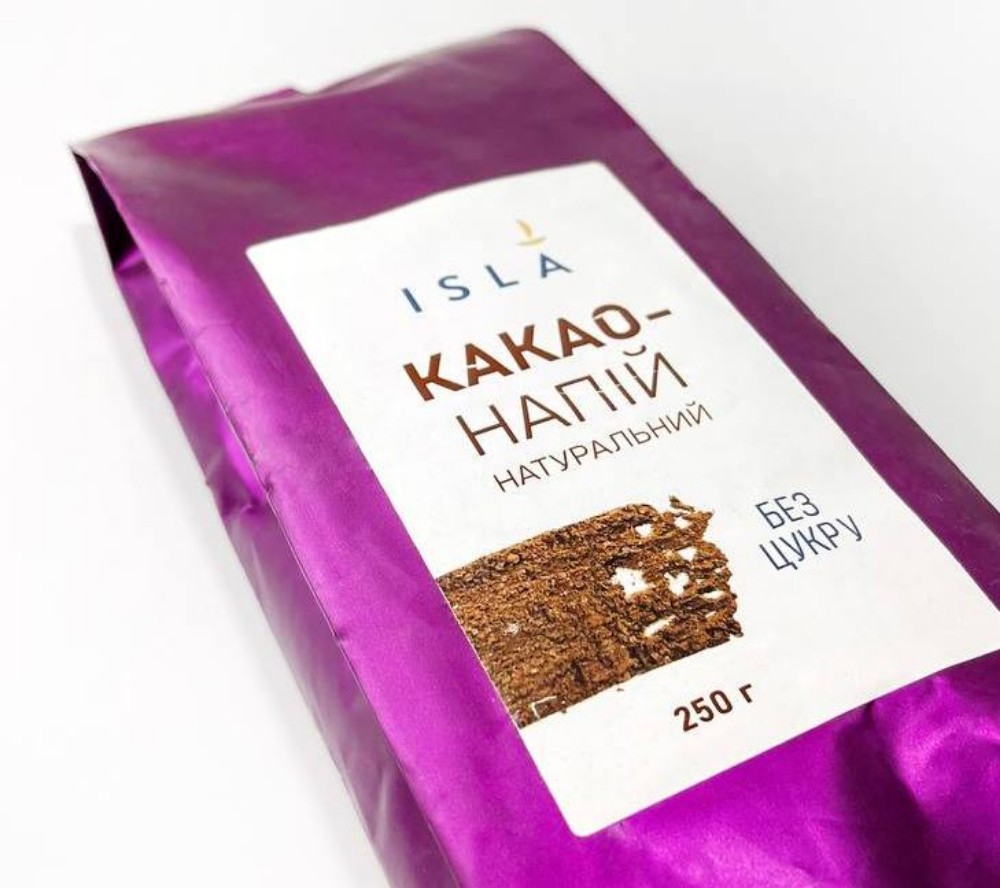 Какао напій без цукру 50%, 250гр