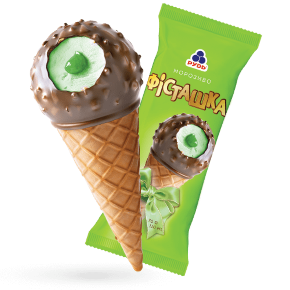 Морозиво ріжок фісташка 70 г.