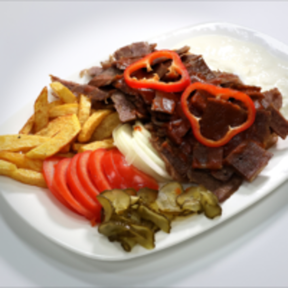 Донер на тарілці з телятиною 470г(Et Iskender)