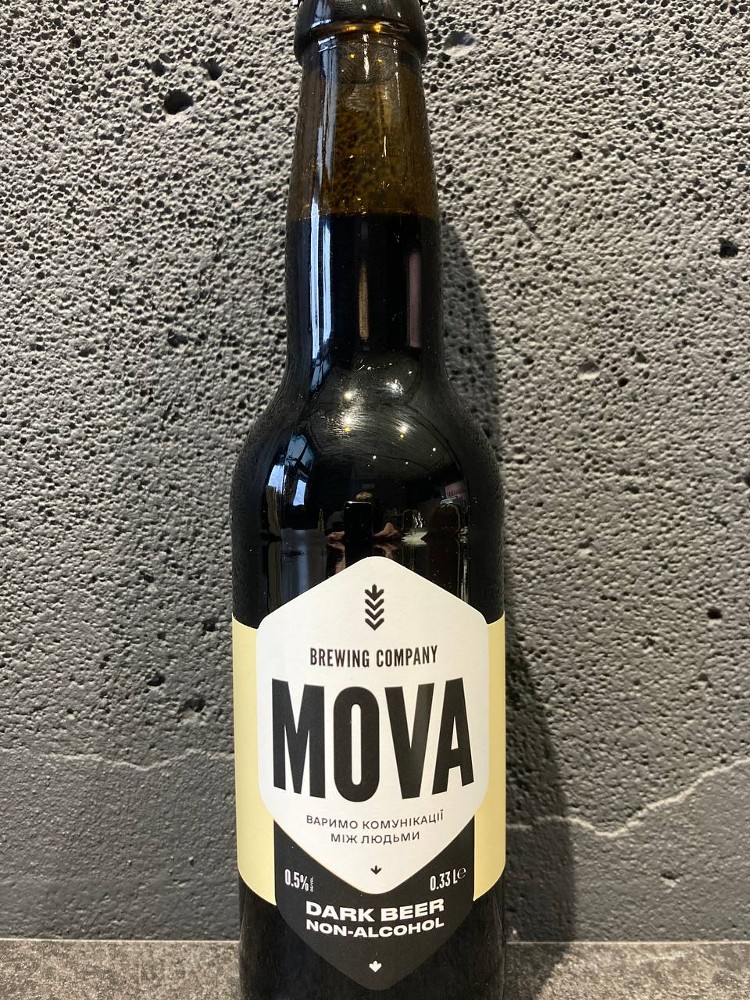 Пиво MOVA dark N/A пляшка