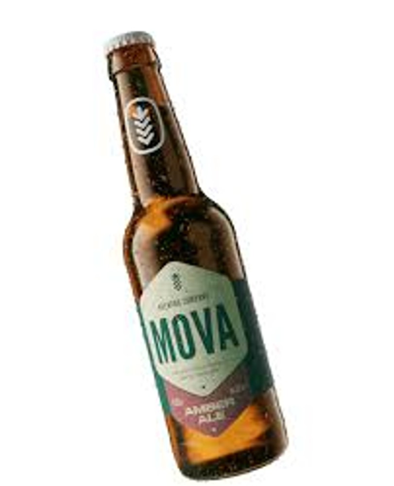 Пиво світле Amber Ale MOVA бут  0,33л