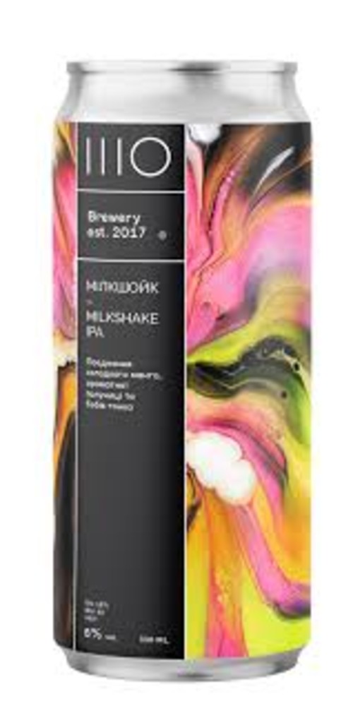 Пиво світле нефільтроване непастеризоване ж/б ШО Milkshake IPA 0.33л