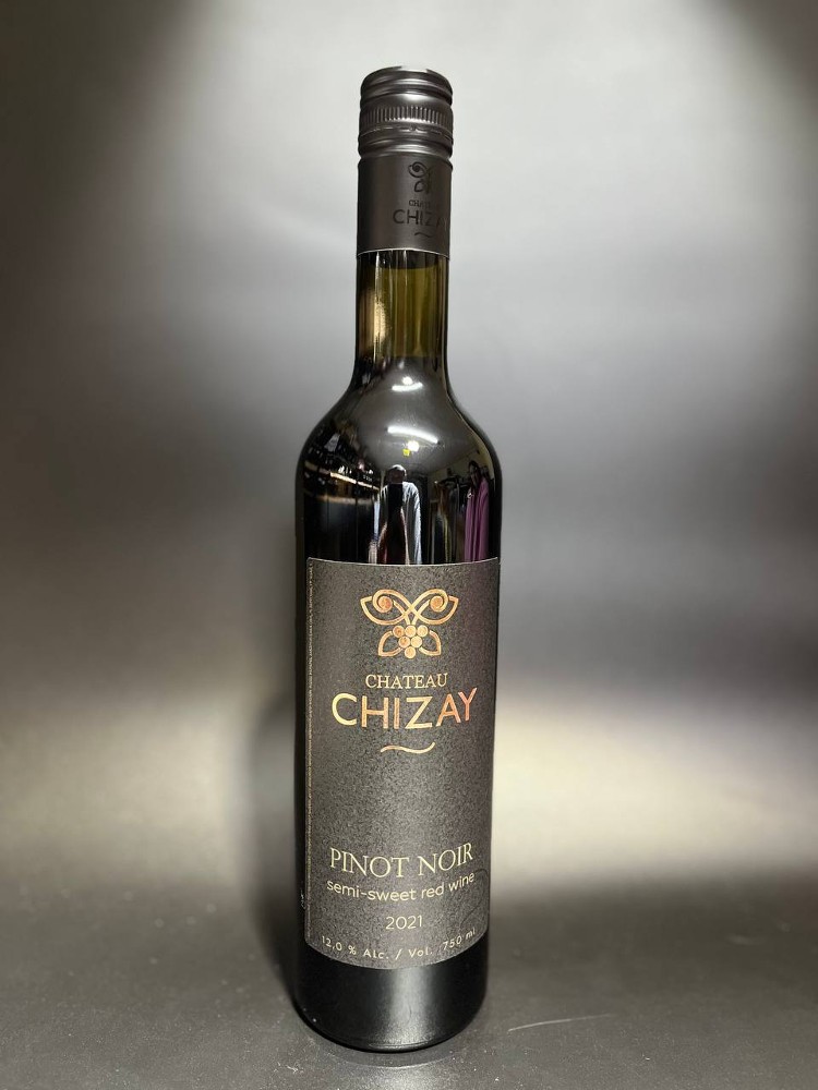 Вино TM "Chateau Chizay" "Піно Нуар" червоне напівсолодке