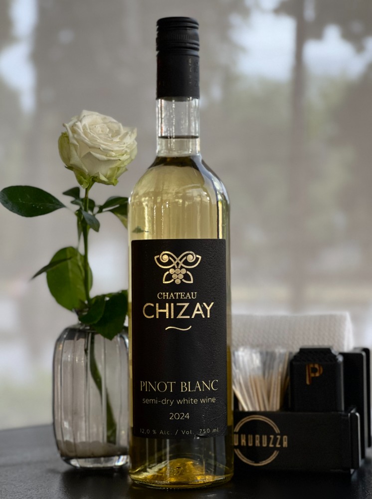Вино TM "Chateau Chizay" "Піно Блан" біле напівсухе