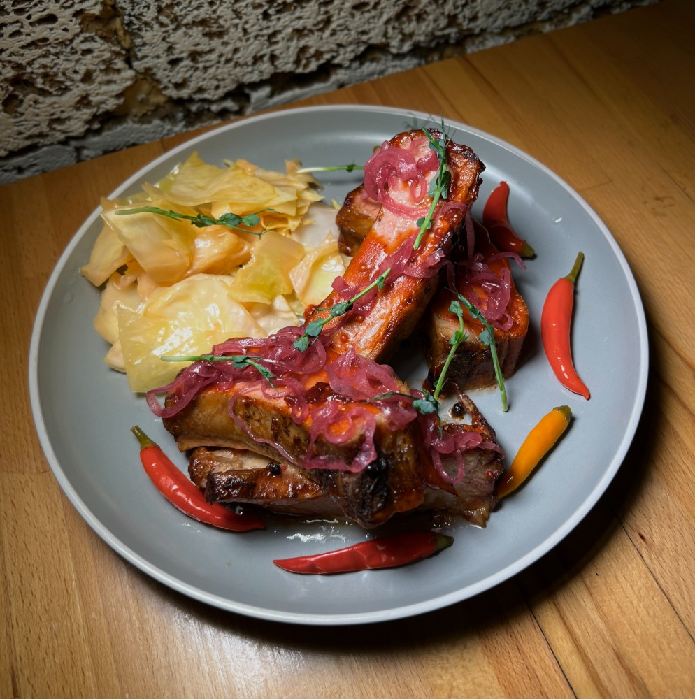 Ребра під соусом BBQ