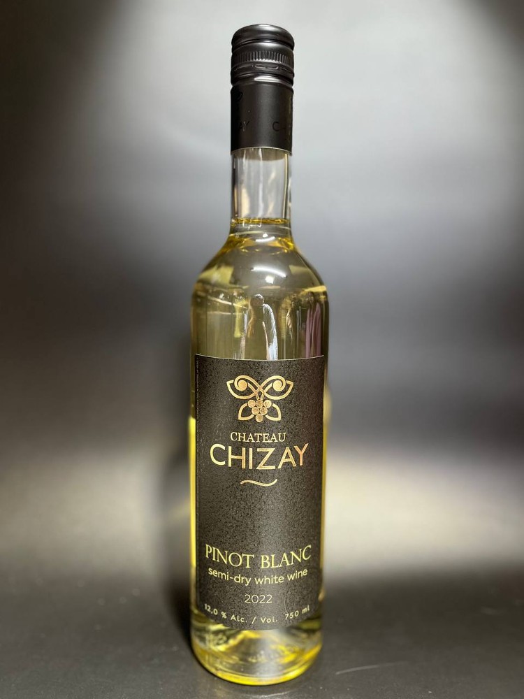 Вино TM "Chateau Chizay" "Піно Блан" біле напівсухе
