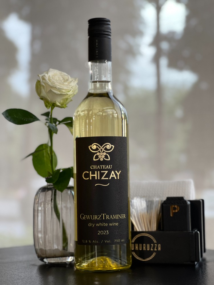 Вино TM "Chateau Chizay" "Гевюрцтрамінер" біле сухе