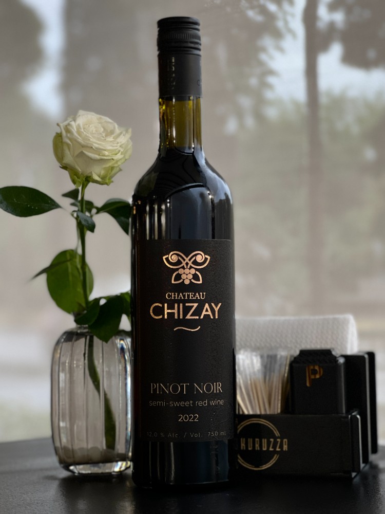 Вино TM "Chateau Chizay" "Піно Нуар" червоне напівсолодке