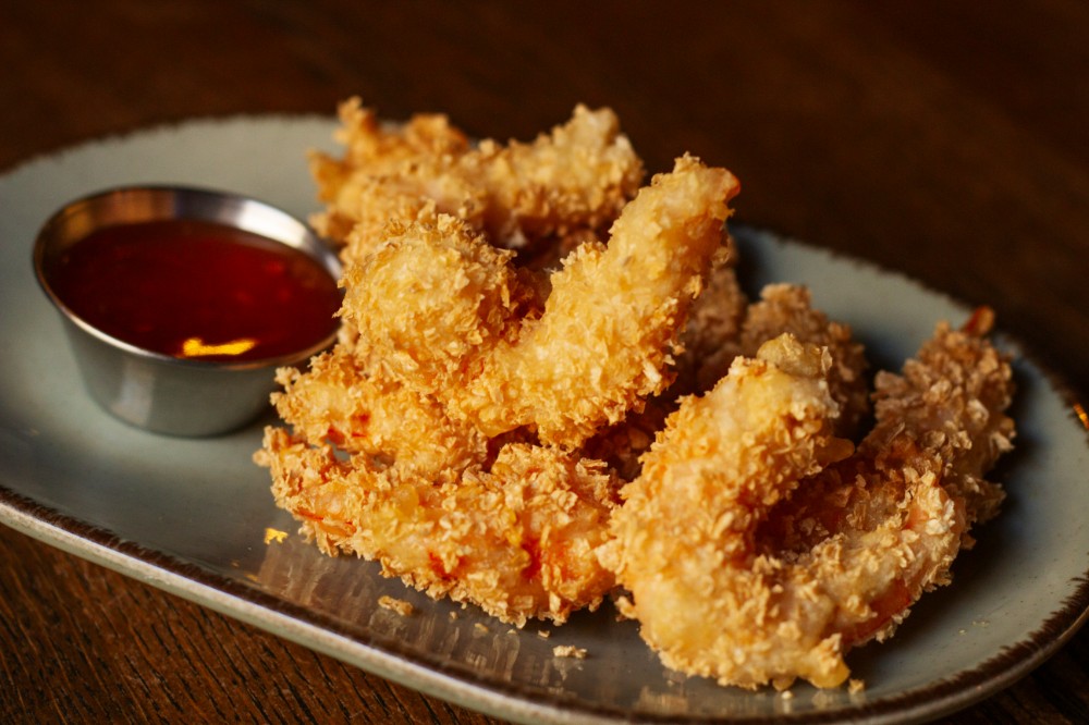 Хрустка креветка в панко з соусом на вибір