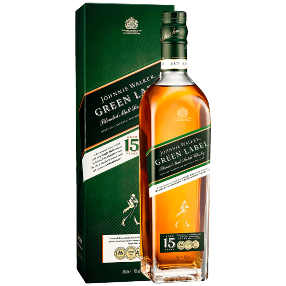 Віскі Johnnie Walker Green Label 15 років, 50 мл