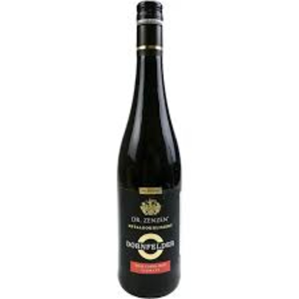 Вино Dr. Zenzen Domfelder б/а червоне напівсолодке