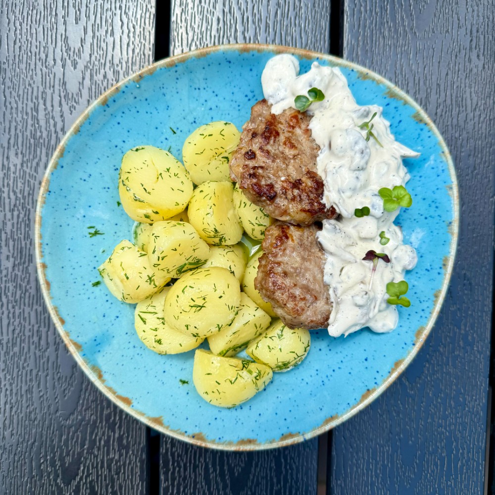 Котлетки з грибним соусом🇬🇧Patties with mushroom sause
