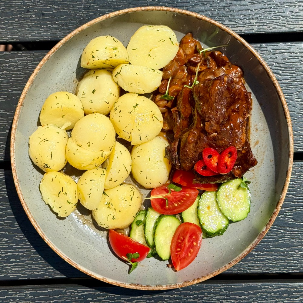 Телятина по-бургундськи🇬🇧 Beef bourguignon