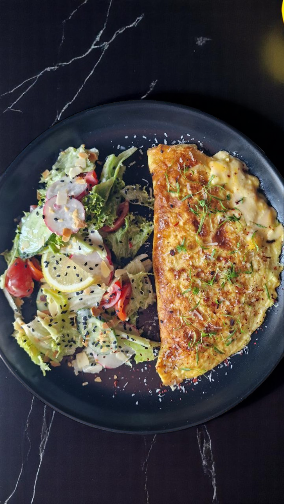 Суперсирний омлет 