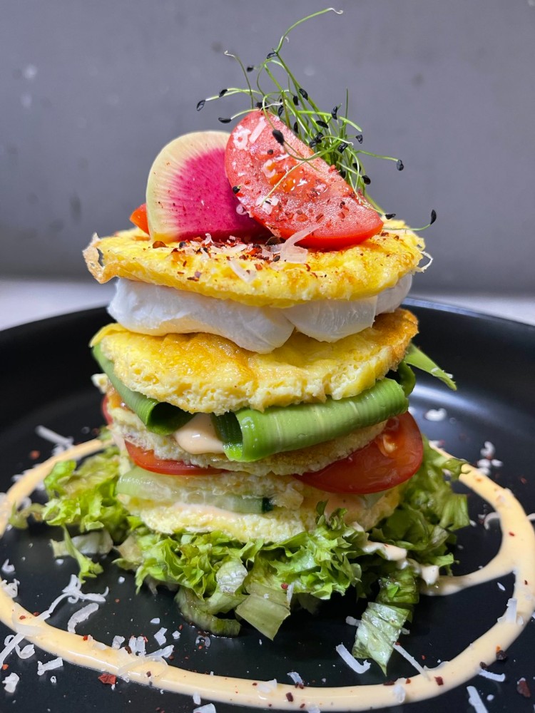 Омлет з овочами