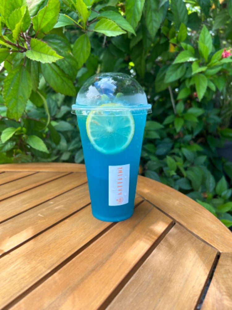 Blue Lagoon Mocktail