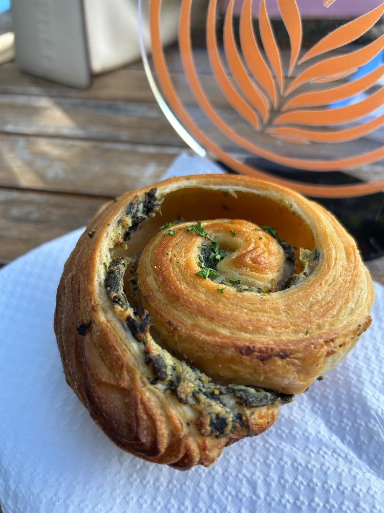 Spinach Cream Cheese Croissant