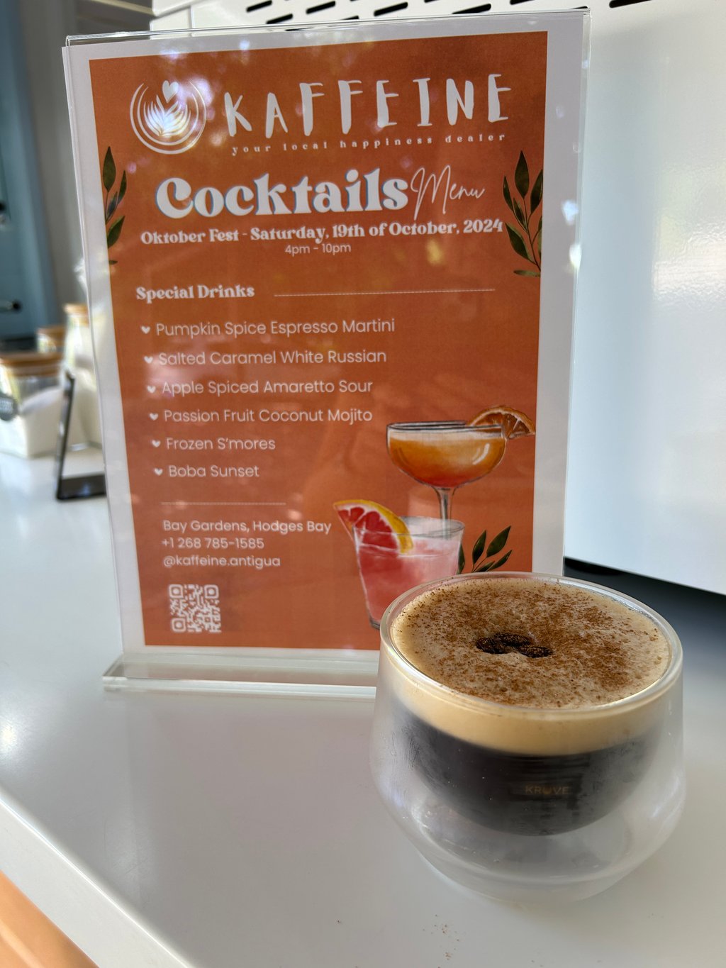 Pumpkin Spice Espresso Martini