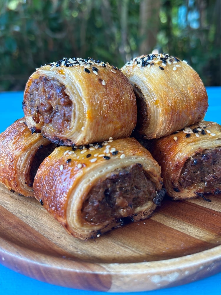 Pork, Apricot & Caramelized Onion Sausage Roll