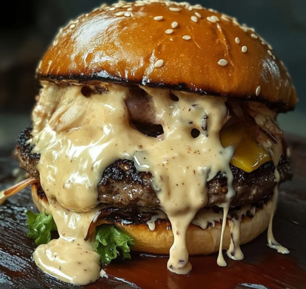 Truffle burger