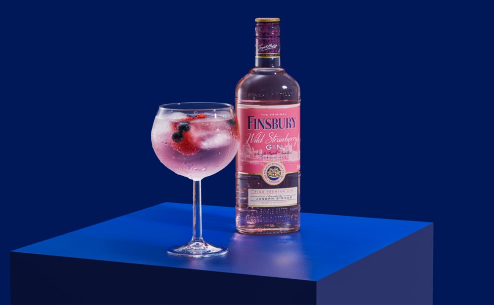 Джин Finsbury wild strawberry-50мл