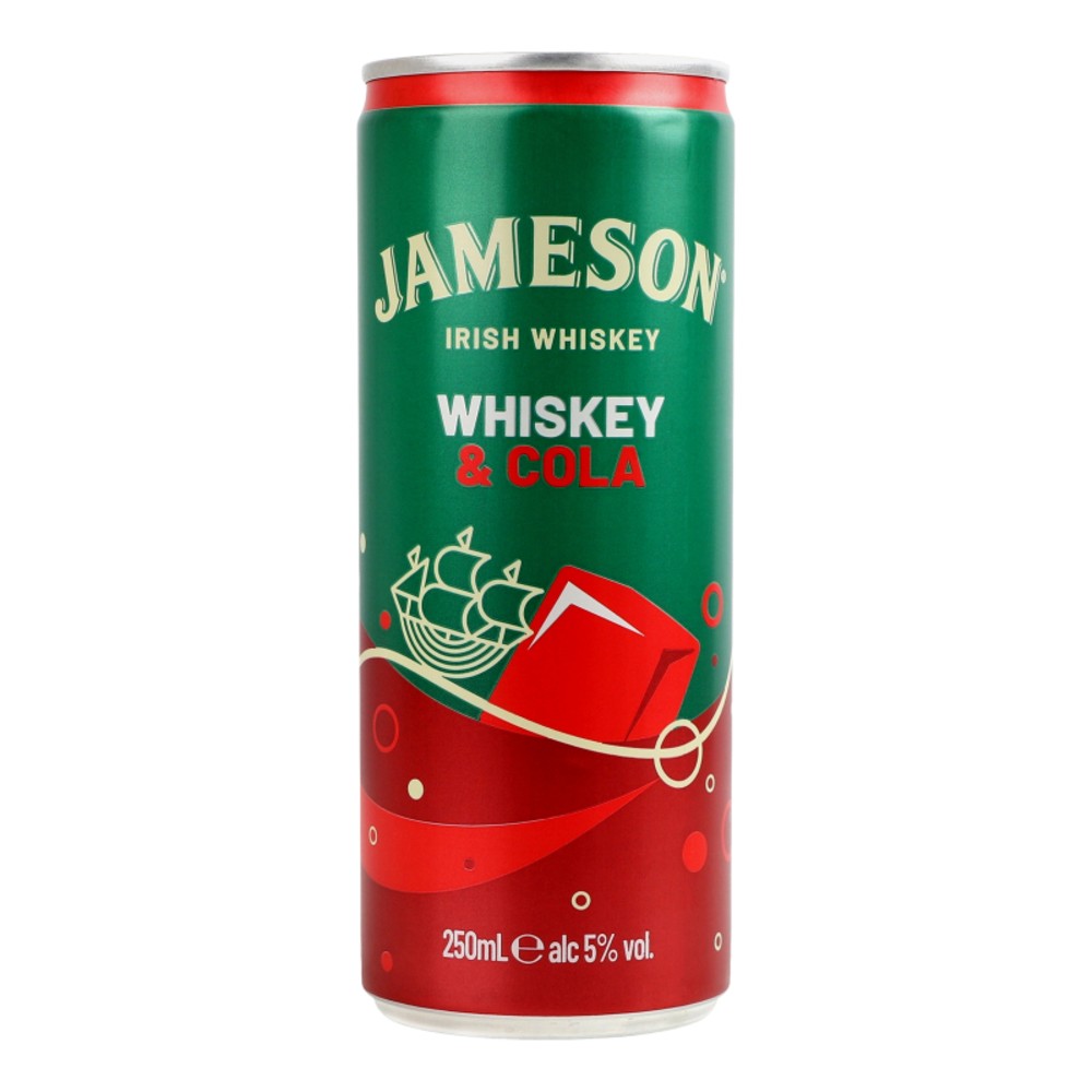 Jameson+cola 250ml 5%