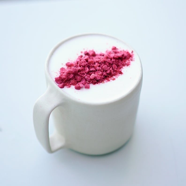 Raspberry latte