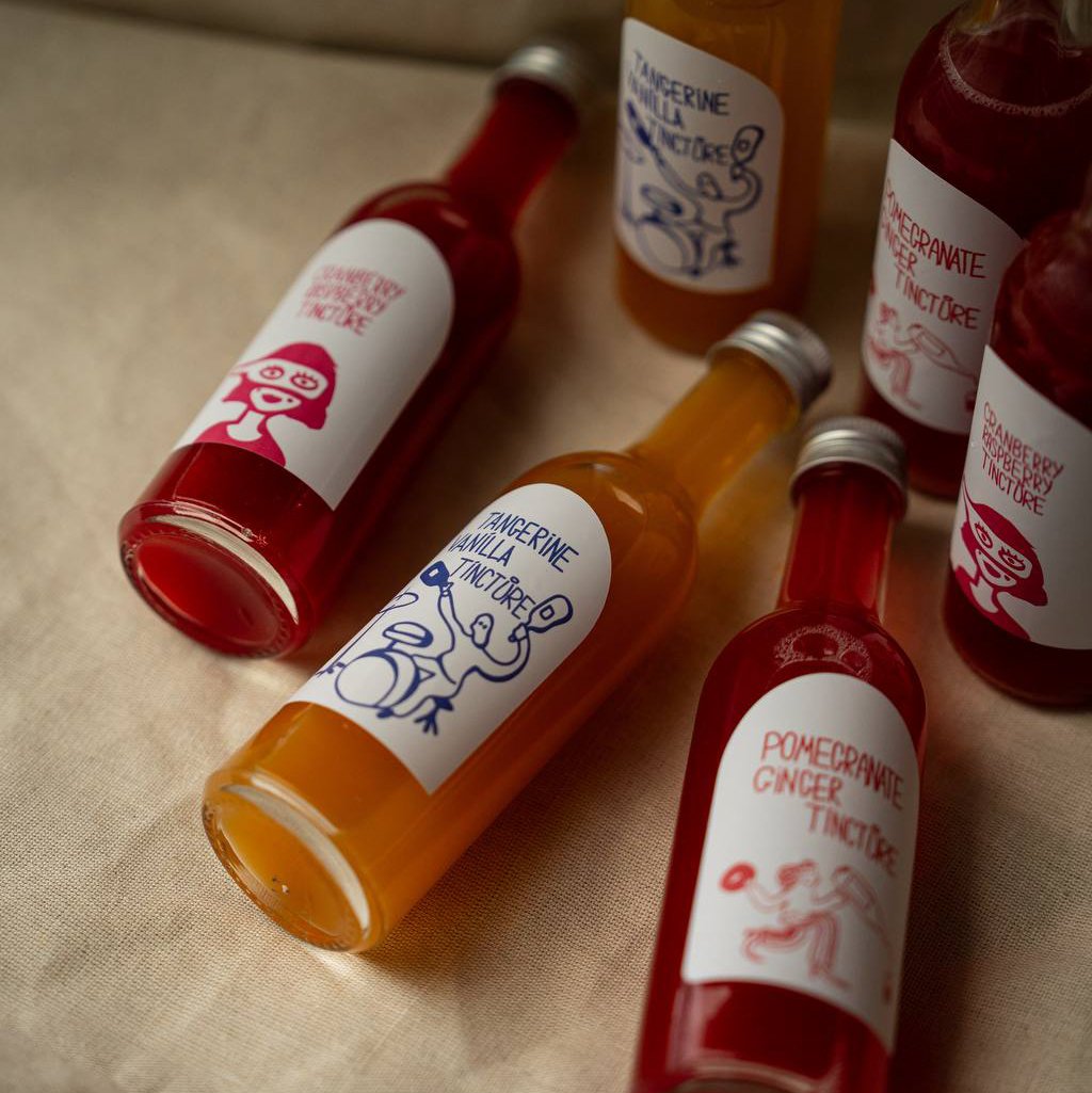 Pomegranate-ginger tincture