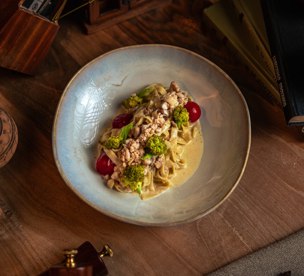 Феттуччини с форелью / Fettuccine with Trout