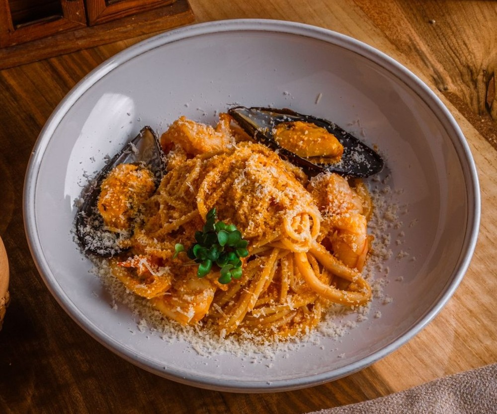 Спагетти с Морепродуктами нав / Seafood Spaghetti