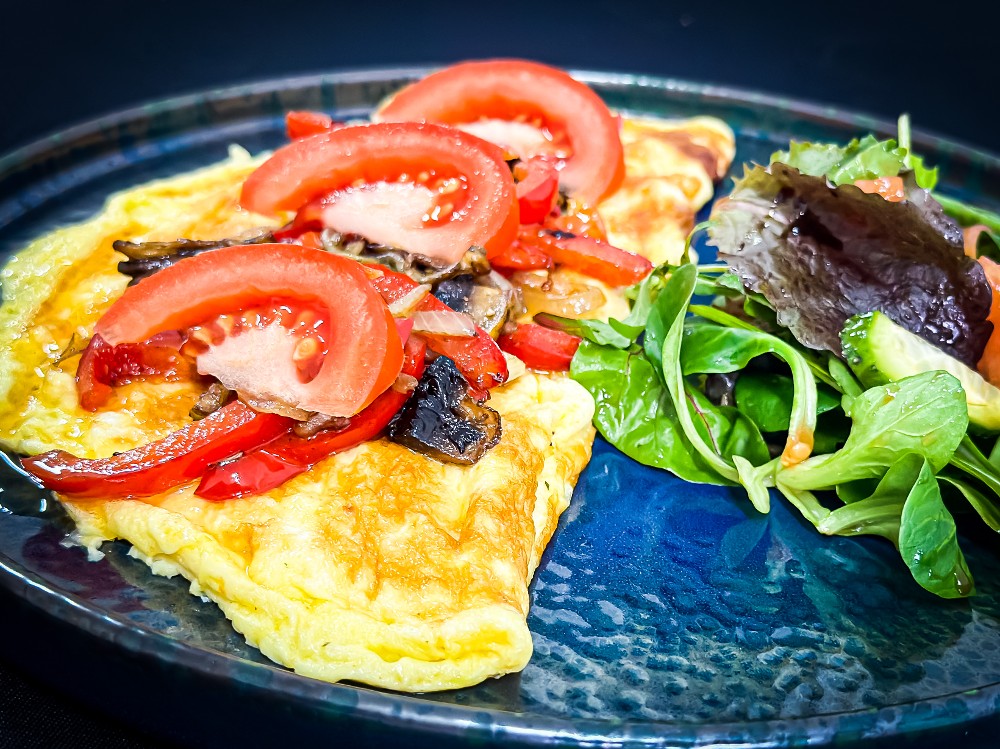 Омлет з овочами