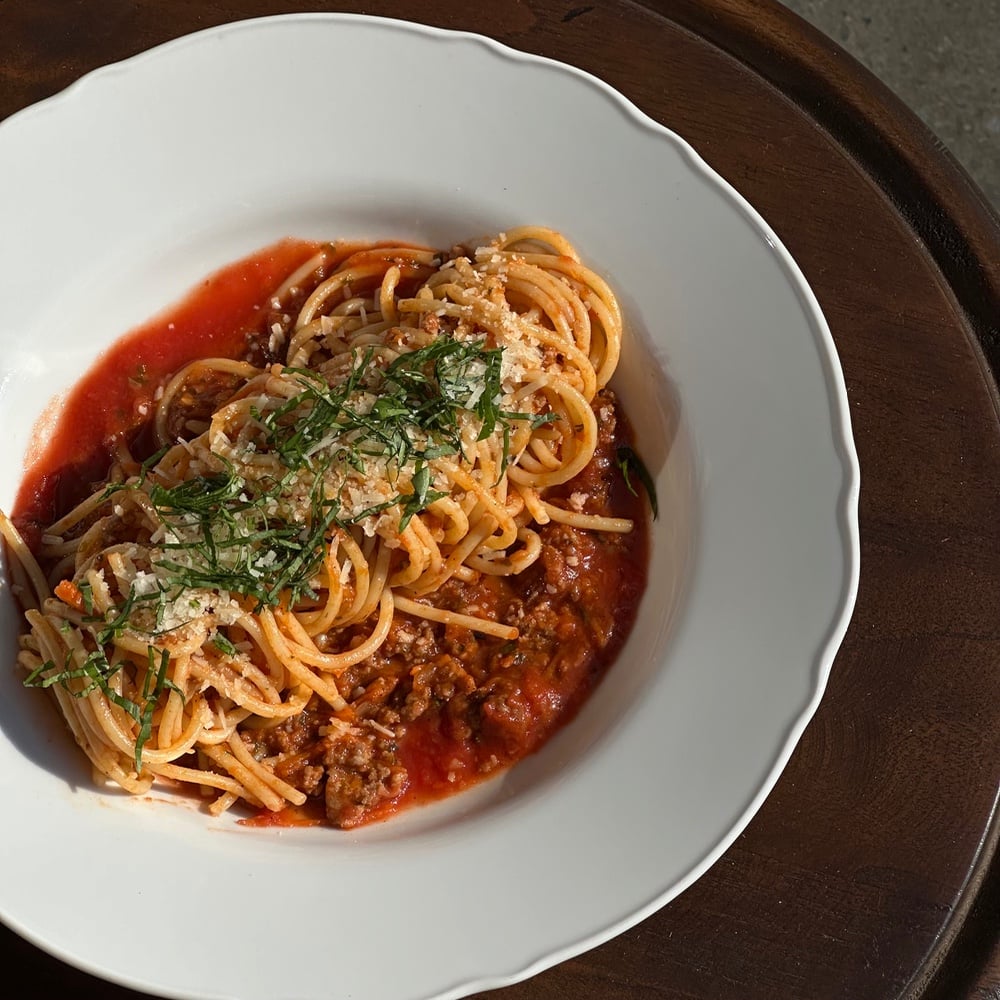 Pasta Bolognese 