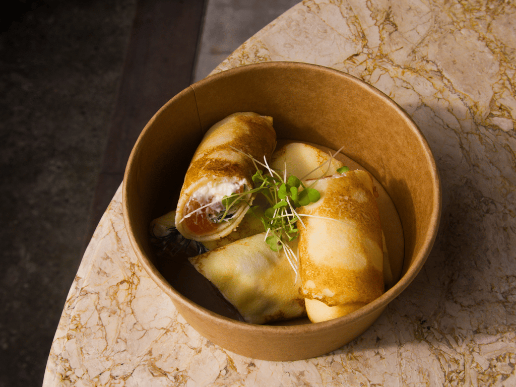 Crepes with salmon - Nyeppi delivery