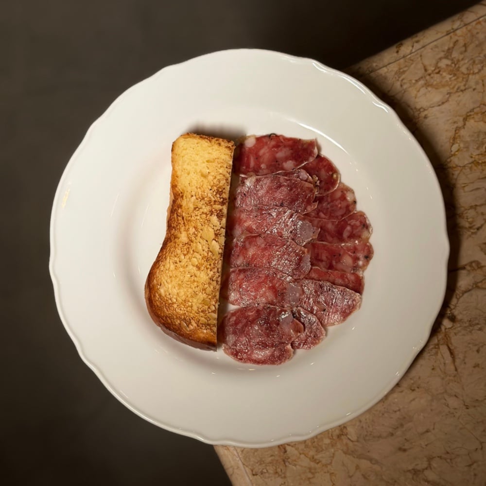 Saucisson / brioche d