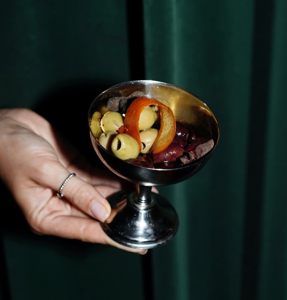 Olives / orange / anise star d