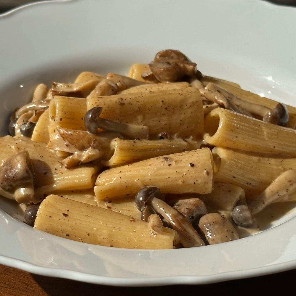 Pasta Creamy Mushrooms 