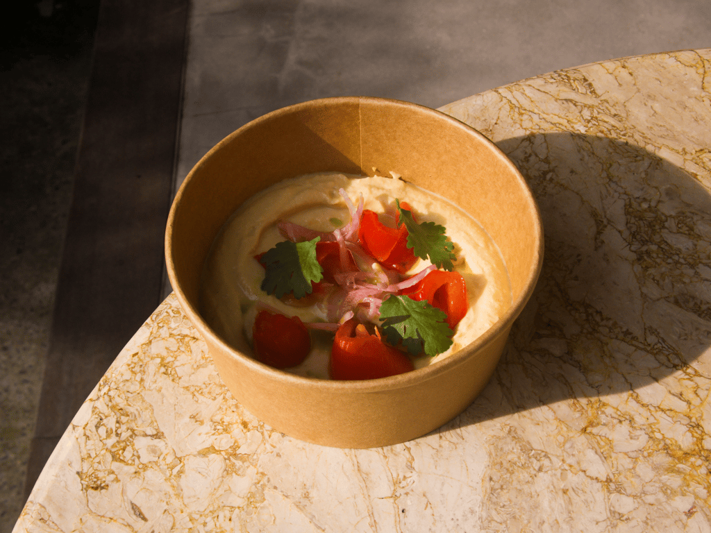 Hummus with baked pepper - Nyeppi delivery