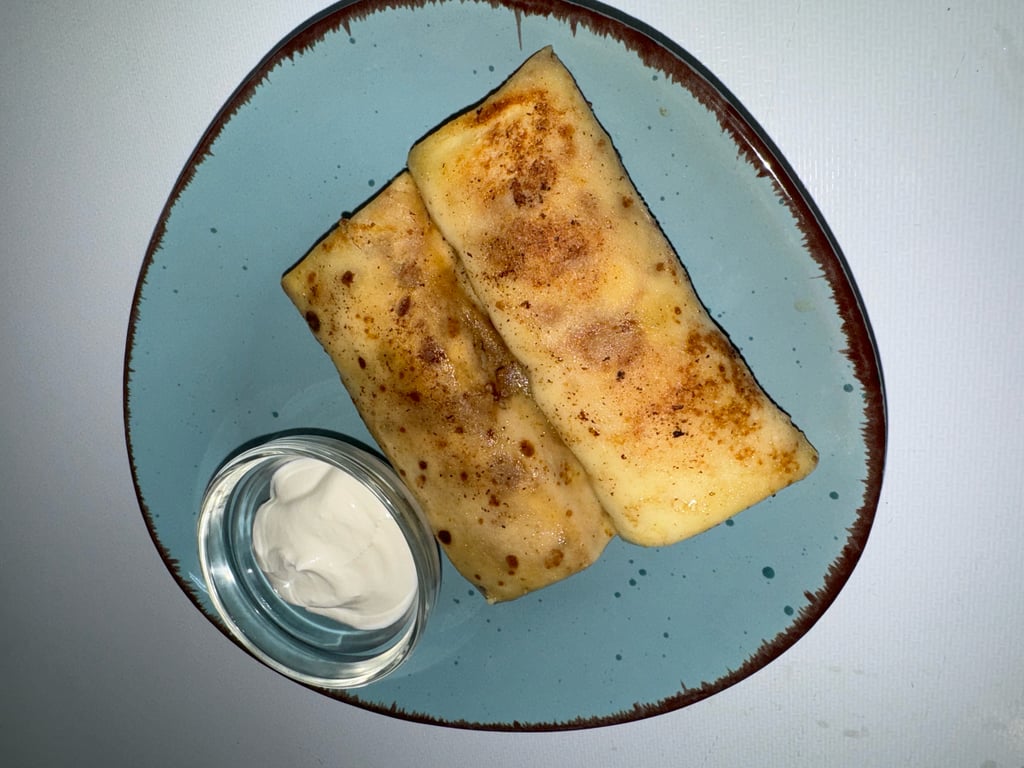 Млинці з куркою та грибами 